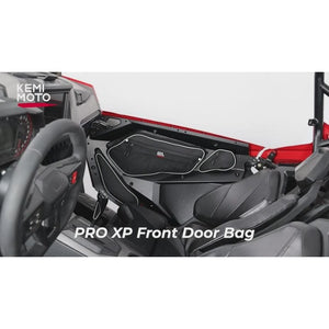 Front Door Bags With Knee Pads for Polaris RZR PRO XP/4, PRO R/4, Turbo R/4 by Kemimoto B0113-13502BK Door Bag B0113-13502BK Kemimoto
