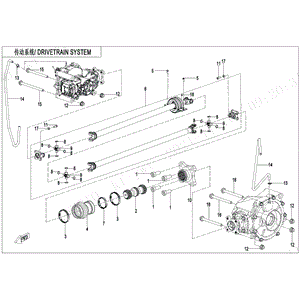 Front Drive Shaft by CF Moto 5SYV-290300-6000 OEM Hardware 5SYV-290300-6000 Northstar Polaris