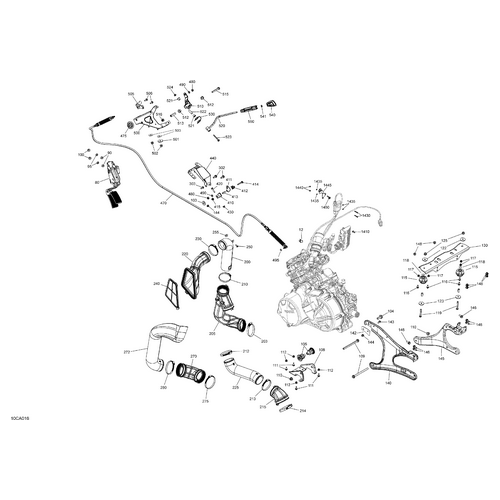 Front Engine Bracket by Can-Am