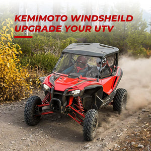 Front Full Windshield for Honda Talon 1000x 1000r 1000x-4 by Kemimoto B0110-05001CL Full Windshield B0110-05001CL Kemimoto