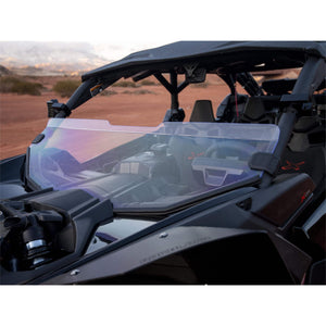 Front Half Windshield For Can-Am Maverick X3 by Kemimoto B0110-02902CL Half Windshield B0110-02902CL Kemimoto