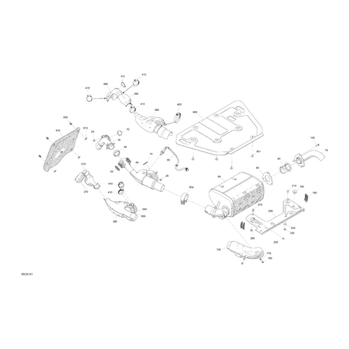 Front Heat Shield by Can-Am