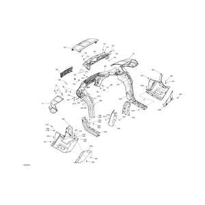 Front Hood Assy by Can-Am 715008396 OEM Hardware 715008396 Off Road Express Peach St