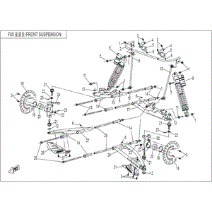 Front Lower Arm Lh by CF Moto 7000-050410 OEM Hardware 7000-050410 Northstar Polaris