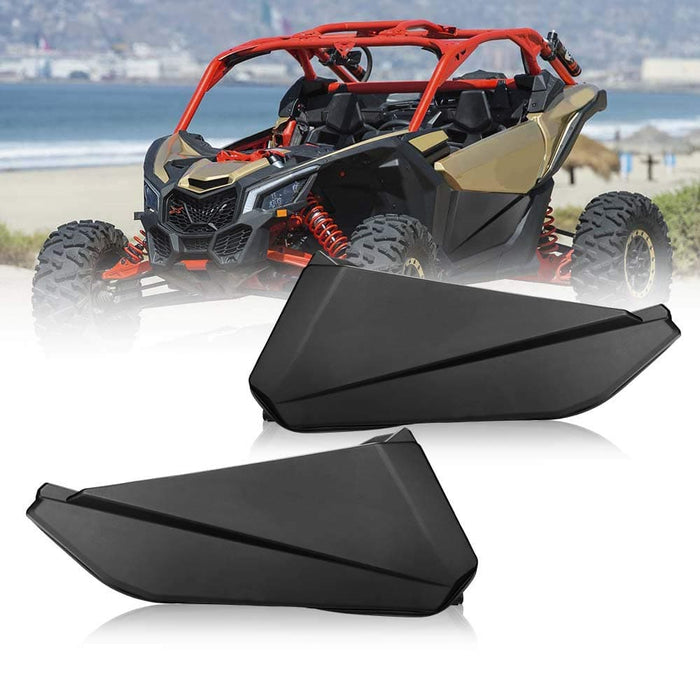 Front Lower Doors with Metal Frame for Can-Am Maverick X3 by Kemimoto