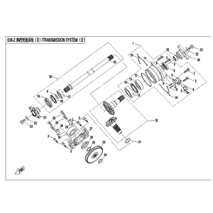 Front Output Shaft (Replaces 0Jwa-062301) by CF Moto 0JWA-062300 OEM Hardware 0JWA-062300 Northstar Polaris