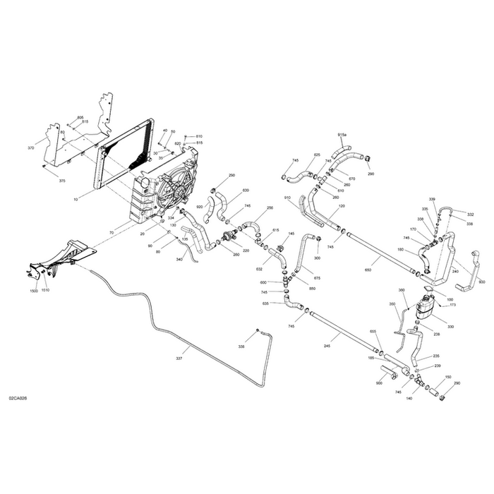 Front Radiator Deflector by Can-Am