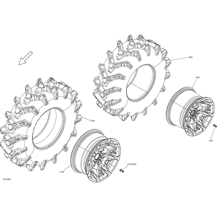 Front Rim by Can-Am