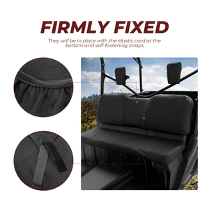 Front Seat Cover for Honda Pioneer 1000/1000-5 2016-2023 by Kemimoto B0109-01001BK Seat Cover B0109-01001BK Kemimoto