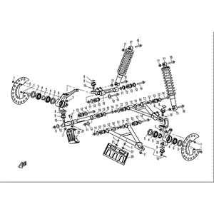 Front Shock Absorber by CF Moto 9030-050500 OEM Hardware 9030-050500 Northstar Polaris