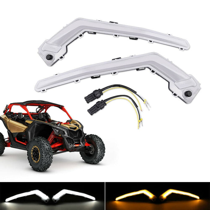 Front Signature Light Assembly for Can Am Maverick X3/XDS/XRS by Kemimoto