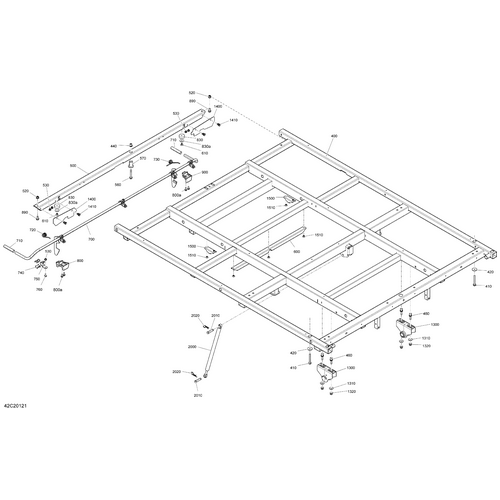 Front Square Tube by Can-Am