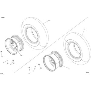 Front Tire by Can-Am 705402058 OEM Hardware 705402058 Off Road Express