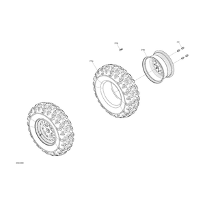 Front Tire by Can-Am 705402107 OEM Hardware 705402107 Off Road Express Peach St