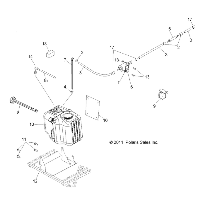 Fuel Assembly Pickup With Filte by Polaris