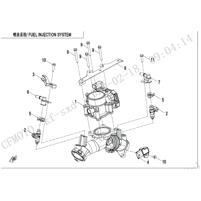 Fuel Injector by CF Moto