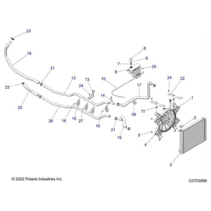 Fuel Line, 1/4 Id by Polaris