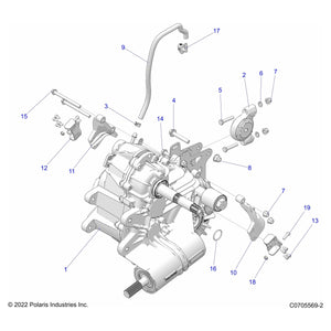 Fuel Line-43 Centimeters by Polaris 8450040-43 OEM Hardware P8450040-43 Off Road Express