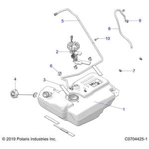 Fuel Line, 62 Cm by Polaris 8450040-62 OEM Hardware P8450040-62 Off Road Express