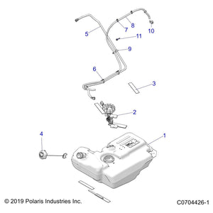 Fuel Line Assembly by Polaris 2521801 OEM Hardware P2521801 Off Road Express