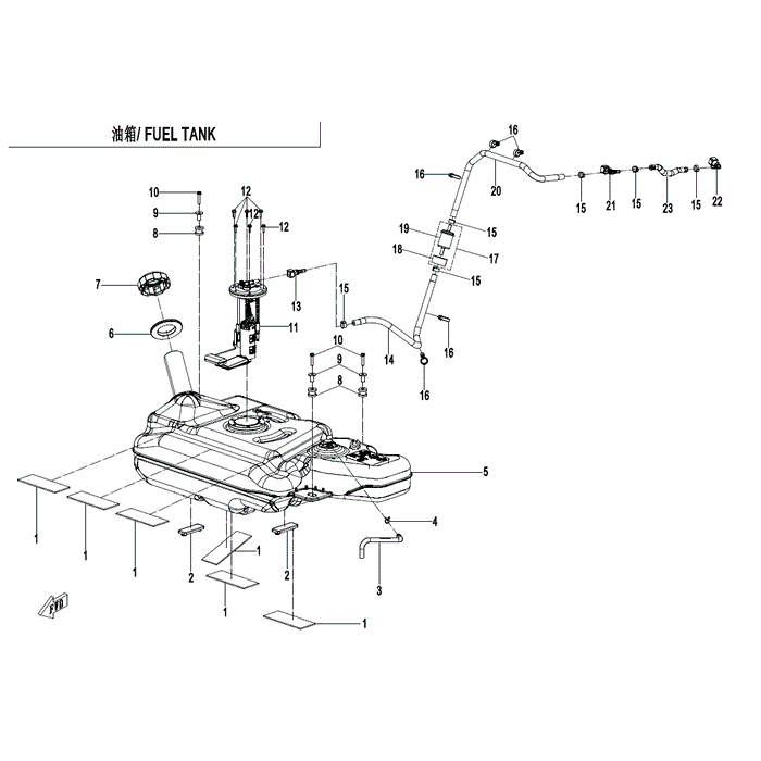 Fuel Pump Assy by CF Moto