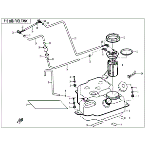 Fuel Pump by CF Moto 7000-150900 OEM Hardware 7000-150900 Northstar Polaris