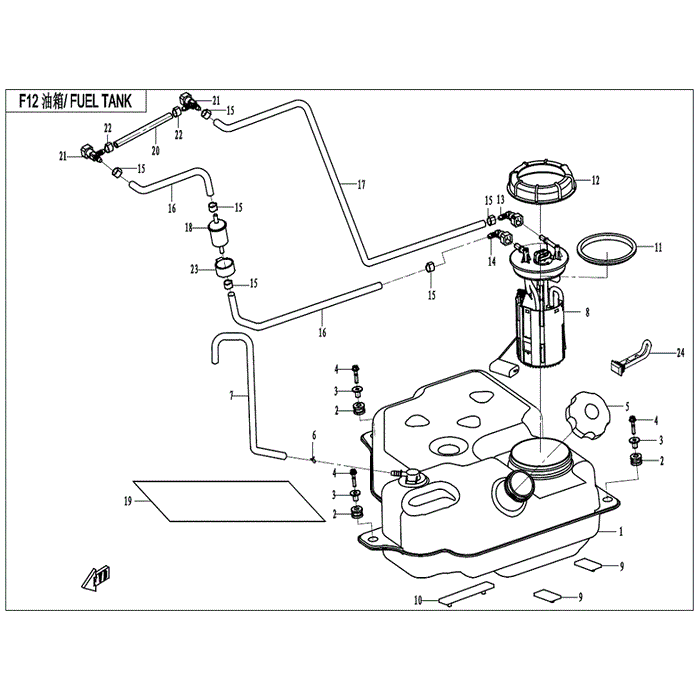 Fuel Pump by CF Moto