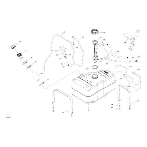 Fuel Pump Module Nut by Can-Am