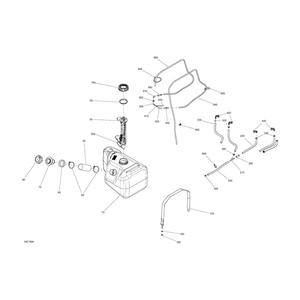 Fuel Tank by Can-Am 709000591 OEM Hardware 709000591 Off Road Express