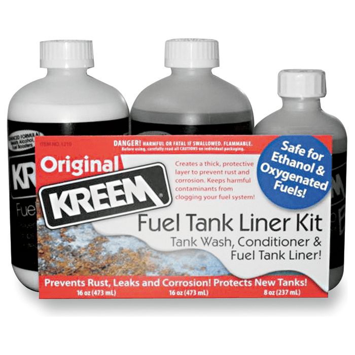 Fuel Tank Liner And Tank Prep Combo Packs By Kreem