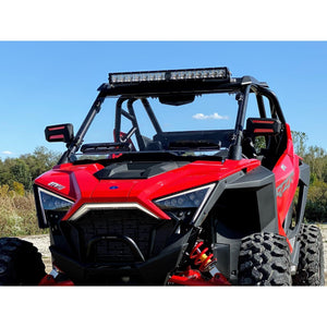 Full Vented Trr Windshield Polaris by Spike 78-4600 Full Windshield 63-1147 Western Powersports Drop Ship