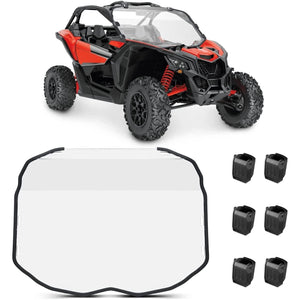 Full Windshield for Can-Am Maverick X3 / X3 MAX by Kemimoto B0110-02601CL Full Windshield B0110-02601CL Kemimoto