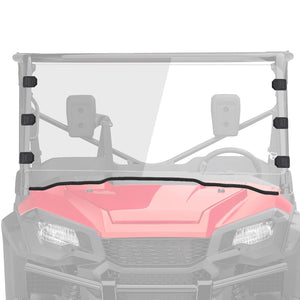 Full Windshield For Honda Pioneer 1000/1000-5/1000-6 by Kemimoto B0110-04901CL Full Windshield B0110-04901CL Kemimoto