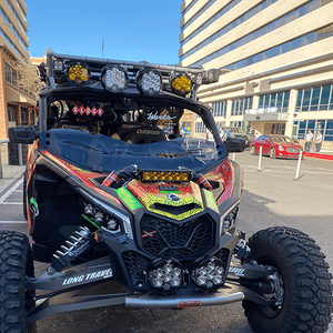 Full Windshield UTV Flare Can-Am Maverick X3 by Klock Werks Full Windshield Parts Unlimited Drop Ship