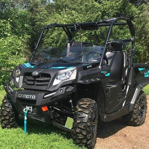 Full Windshield UTV Flare CFMoto ZForce by Klock Werks Full Windshield Parts Unlimited Drop Ship