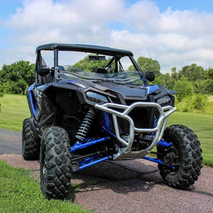 Full Windshield UTV Flare Honda Talon by Klock Werks Full Windshield Parts Unlimited Drop Ship