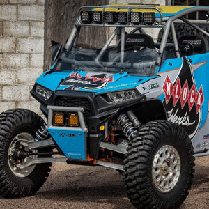 Full Windshield UTV Flare Polaris Rzr 1000/Turbo S by Klock Werks Full Windshield Parts Unlimited Drop Ship