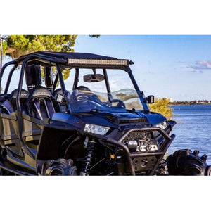 Full Windshield UTV Flare Polaris Rzr 1000/Turbo S by Klock Werks Full Windshield Parts Unlimited Drop Ship