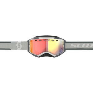 Fury Snow Cross Goggle by Scott 278604-1039245 Goggles 51-2335 Western Powersports White/ Grey LS