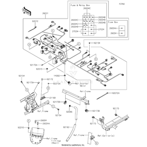 Fuse-Assembly,10A by Kawasaki 26004-0034 OEM Hardware 26004-0034 Off Road Express Peach St