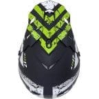 FX-17Y Attack Youth Helmet (Size Large) by AFX 0111-1419-WS Off Road Helmet 01111419-WS Parts Unlimited LG / Matte Black/Green