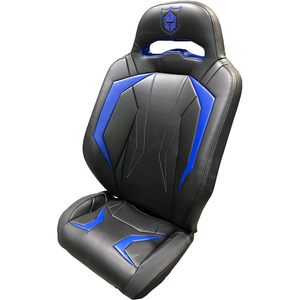 G-Force Pro Rear Seat by Pro Armor P1910S194BU Rear Seat 67-10194BU Western Powersports Black/Blue