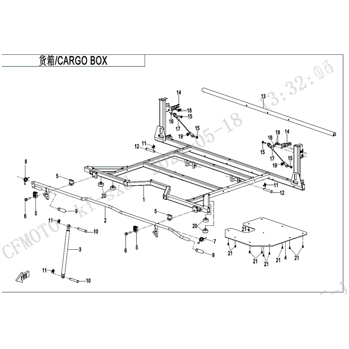 Gas Spring Assy by CF Moto