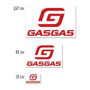 Gasgas Icon Decal 12 Squared By D'Cor 40-65-110 Brand Decal 862-4065110 Western Powersports