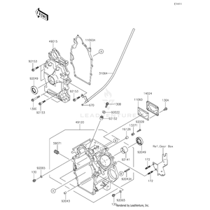 Gasket,8.5X16X1 by Kawasaki 92065-023 OEM Hardware 92065-023 Off Road Express Peach St