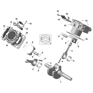 Gasket by Can-Am 420630210 OEM Hardware 420630210 Off Road Express Peach St