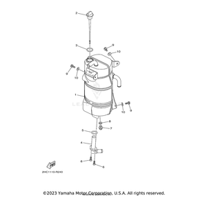 Gasket by Yamaha 90430-08204-00 OEM Hardware 90430-08204-00 Off Road Express