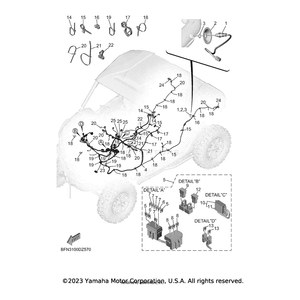 Gasket by Yamaha B4J-11198-00-00 OEM Hardware B4J-11198-00-00 Off Road Express