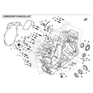 Gasket Cvt Case by CF Moto 0JWA-012001 OEM Hardware 0JWA-012001 Northstar Polaris