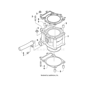 Gasket, Cylinder Head, A550 By Arctic Cat 0830-097 OEM Hardware 0830-097 Off Road Express